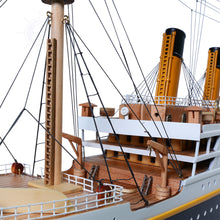 Load image into Gallery viewer, TITANIC CRUISE SHIP MODEL PAINTED LARGE | Museum-quality Cruiser| Fully Assembled Wooden Model Ship
