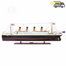 Load image into Gallery viewer, TITANIC CRUISE SHIP MODEL PAINTED LARGE | Museum-quality Cruiser| Fully Assembled Wooden Model Ship