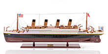 Load image into Gallery viewer, TITANIC CRUISE SHIP MODEL PAINTED LARGE | Museum-quality Cruiser| Fully Assembled Wooden Model Ship