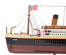 Load image into Gallery viewer, TITANIC CRUISE SHIP MODEL PAINTED LARGE | Museum-quality Cruiser| Fully Assembled Wooden Model Ship