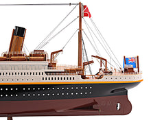 Load image into Gallery viewer, TITANIC CRUISE SHIP MODEL PAINTED LARGE | Museum-quality Cruiser| Fully Assembled Wooden Model Ship