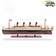 Load image into Gallery viewer, TITANIC CRUISE SHIP MODEL PAINTED LARGE | Museum-quality Cruiser| Fully Assembled Wooden Model Ship
