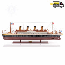 Load image into Gallery viewer, TITANIC CRUISE SHIP MODEL PAINTED LARGE | Museum-quality Cruiser| Fully Assembled Wooden Model Ship