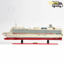 Load image into Gallery viewer, DIAMOND PRINCESS CRUISE SHIP MODEL | Museum-quality Cruiser| Fully Assembled Wooden Model Ship