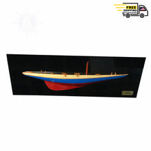 Load image into Gallery viewer, RAINBOW HALF-HULL SCALED MODEL BOAT YACHT HANDMADE | Museum-quality | Home & Office Decoration