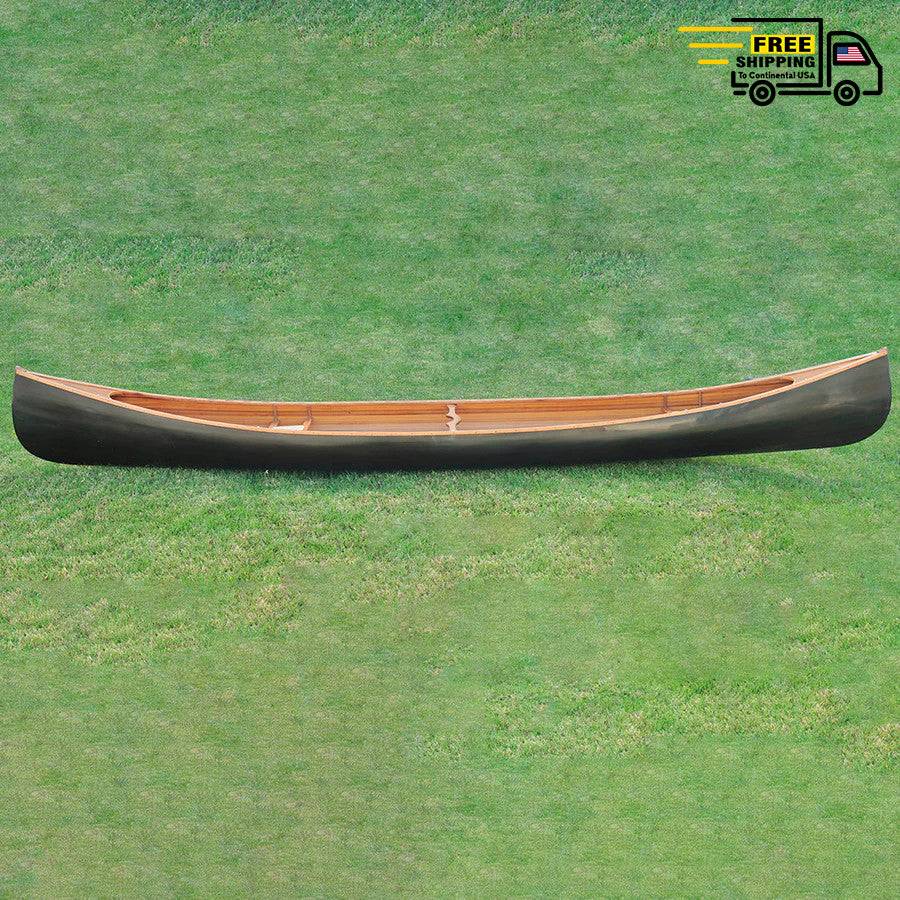 SKEENA CANOE DARK FINISH 18' | Wood Canoe