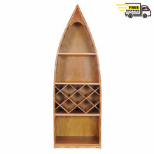 Load image into Gallery viewer, CANOE WINE SHELF | Museum-quality | Fully Assembled Wooden Ship Model