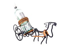 Load image into Gallery viewer, MOOSE-DRAWN SLEIGH RIDE WINE HOLDER