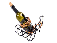 Load image into Gallery viewer, MOOSE-DRAWN SLEIGH RIDE WINE HOLDER