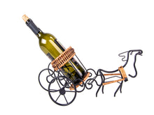 Load image into Gallery viewer, MOOSE-DRAWN SLEIGH RIDE WINE HOLDER