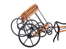 Load image into Gallery viewer, MOOSE-DRAWN SLEIGH RIDE WINE HOLDER