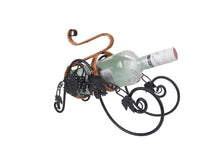 Load image into Gallery viewer, ON THE VINE EMBELLISHED METAL CARRIAGE WINE HOLDER
