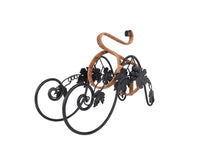 Load image into Gallery viewer, ON THE VINE EMBELLISHED METAL CARRIAGE WINE HOLDER