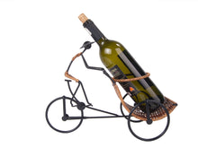 Load image into Gallery viewer, ASIAN STYLE RICKSHAW CYCLIST WINE HOLDER