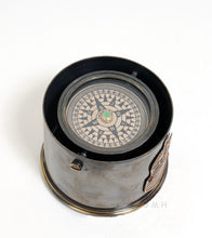 Load image into Gallery viewer, DRUM COMPASS | Nautical decor | Vintage arts and crafts for decoration
