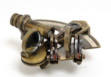 Load image into Gallery viewer, NAUTICAL SEXTANT IN LEATHER CASE (SMALL) | Nautical decor | Vintage arts and crafts for decoration