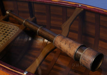 Load image into Gallery viewer, HANDHELD TELESCOPE IN WOOD BOX | Magnifying power | Vintage arts and crafts for decoration
