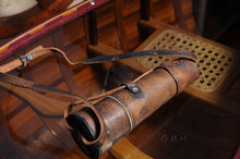 Load image into Gallery viewer, HANDHELD TELESCOPE W LEATHER OVERLAY-15 INCHES | Magnifying power | Vintage arts and crafts for decoration