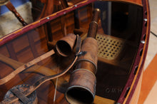 Load image into Gallery viewer, HANDHELD TELESCOPE W LEATHER OVERLAY-15 INCHES | Magnifying power | Vintage arts and crafts for decoration