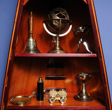 Load image into Gallery viewer, ARMILLARY SPHERE ON WOOD BASE |Replica of Armillary | Vintage arts and crafts for decoration