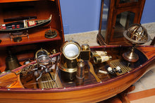 Load image into Gallery viewer, ARMILLARY SPHERE ON WOOD BASE |Replica of Armillary | Vintage arts and crafts for decoration