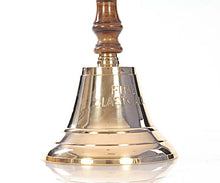 Load image into Gallery viewer, FIRE LAST CALL HAND BELL- 6 INCHES | Nautical decor | Vintage arts and crafts for decoration