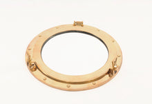 Load image into Gallery viewer, PORTHOLE MIRROR 15 INCHES | Nautical decor | Vintage arts and crafts for decoration