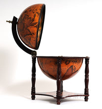 Load image into Gallery viewer, GLOBE BAR 13 INCHES- 4 LEGGED STAND-RED | Vintage arts and crafts for decoration