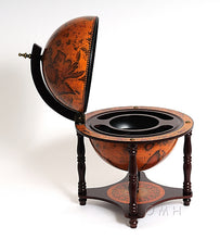 Load image into Gallery viewer, GLOBE BAR 13 INCHES- 4 LEGGED STAND-RED | Vintage arts and crafts for decoration