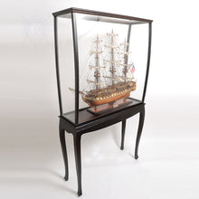Load image into Gallery viewer, FLOOR DISPLAY CASE | HIGH QUALITY| Handcrafted Wooden Display Case for Model Ships