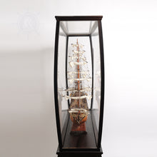 Load image into Gallery viewer, FLOOR DISPLAY CASE | HIGH QUALITY| Handcrafted Wooden Display Case for Model Ships