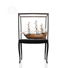 Load image into Gallery viewer, FLOOR DISPLAY CASE | HIGH QUALITY| Handcrafted Wooden Display Case for Model Ships