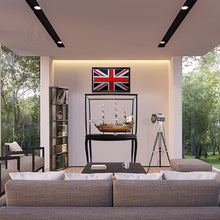 Load image into Gallery viewer, FLOOR DISPLAY CASE | HIGH QUALITY| Handcrafted Wooden Display Case for Model Ships