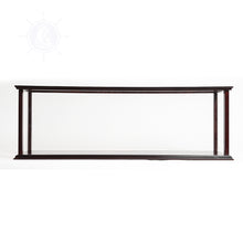 Load image into Gallery viewer, DISPLAY CASE FOR CRUISE LINER LARGE | HIGH QUALITY| Handcrafted Wooden Display Case for Model Ships