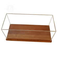Load image into Gallery viewer, DISPLAY CASE FOR MIDSIZE SPEEDBOAT | HIGH QUALITY| Handcrafted Wooden Display Case for Model Ships