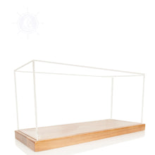 Load image into Gallery viewer, DISPLAY CASE FOR MIDSIZE SPEEDBOAT | HIGH QUALITY| Handcrafted Wooden Display Case for Model Ships
