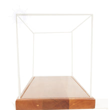 Load image into Gallery viewer, DISPLAY CASE FOR MIDSIZE SPEEDBOAT | HIGH QUALITY| Handcrafted Wooden Display Case for Model Ships