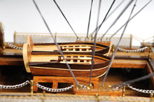 Load image into Gallery viewer, HMS VICTORY MODEL SHIP MIDSIZE WITH DISPLAY CASE | Museum-quality | Fully Assembled Wooden Ship Models