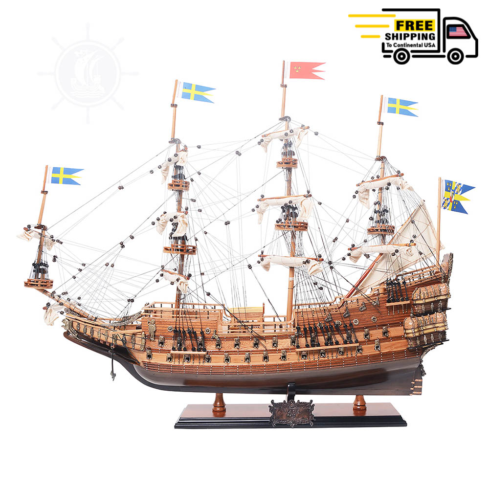 WASA MODEL SHIP MEDIUM | Museum-quality | Fully Assembled Wooden Ship Models