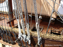 Load image into Gallery viewer, USS CONSTITUTION 56L WITH DISPLAY CASE NO GLASS | Museum-quality | Fully Assembled Wooden Ship Model