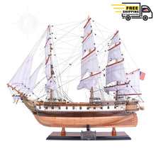 Load image into Gallery viewer, USS CONSTELLATION MODEL SHIP | Museum-quality | Fully Assembled Wooden Ship Models