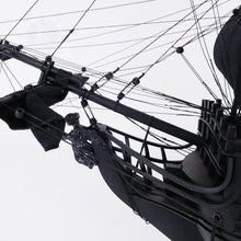 Load image into Gallery viewer, BLACK PEARL PIRATE SHIP MODEL SHIP LARGE WITH FLOOR DISPLAY CASE | Museum-quality | Fully Assembled Wooden Ship Models