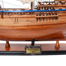 Load image into Gallery viewer, MAYFLOWER MODEL SHIP HIGH QUALITY | Museum-quality | Fully Assembled Wooden Ship Models