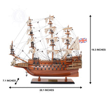 Load image into Gallery viewer, HMS SOVEREIGN OF THE SEAS MODEL SHIP SMALL | Museum-quality | Fully Assembled Wooden Ship Models