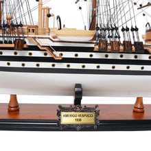 Load image into Gallery viewer, AMERIGO VESPUCCI MODEL SHIP PAINTED MEDIUM | Museum-quality | Fully Assembled Wooden Ship Models