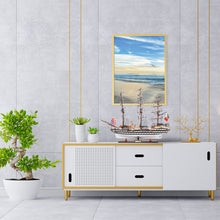 Load image into Gallery viewer, AMERIGO VESPUCCI MODEL SHIP PAINTED MEDIUM | Museum-quality | Fully Assembled Wooden Ship Models