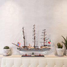 Load image into Gallery viewer, AMERIGO VESPUCCI MODEL SHIP PAINTED MEDIUM | Museum-quality | Fully Assembled Wooden Ship Models