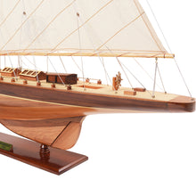 Load image into Gallery viewer, SHAMROCK YACHT L Model Yacht | Museum-quality | Partially Assembled Wooden Ship Model