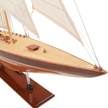 Load image into Gallery viewer, SHAMROCK YACHT L Model Yacht | Museum-quality | Partially Assembled Wooden Ship Model
