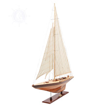 Load image into Gallery viewer, SHAMROCK YACHT L Model Yacht | Museum-quality | Partially Assembled Wooden Ship Model